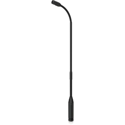 Behringer TA5212 Black Condenser Gooseneck Microphone, Supercardioid Polar Pattern, with Low-Cut Switch