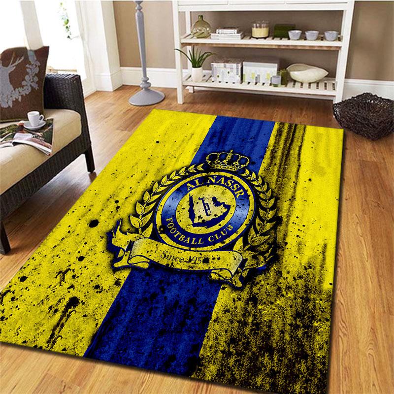 Al-Nassr Carpet Rug for Living Room Bedroom Home Sofa Decoration,Kids play Non-slip Floor Mat