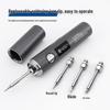 Wireless USB Smart Electric Soldering Iron Set with Digital Display for Home Repair and Welding.