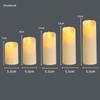 LED Swing Flame Candle: Slanted Mouth Design for Weddings, Cafes, Clubs, and Decor