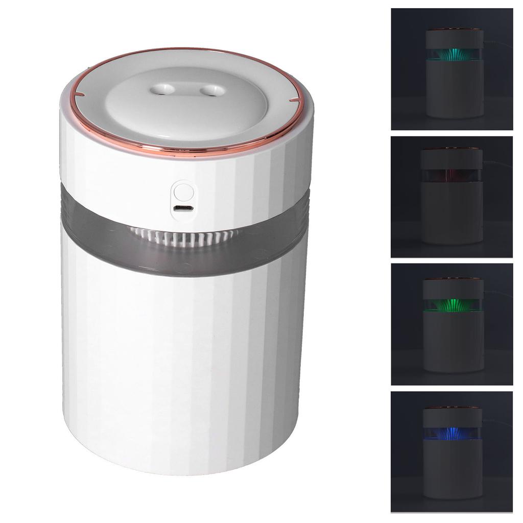 Humidifier Large Capacity Portable 900ml Double Spray Design Desktop Humidifier