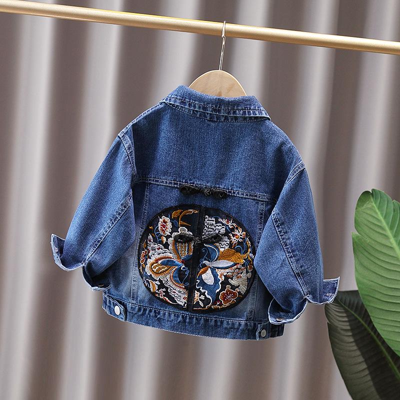 Fashionable Girls' Denim Jacket for Spring/Autumn 2025 - Stylish Children's Top