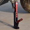 Motorcycle Extendable Stand Holder E-Bike Scooter Replacement Kickstand Adjustable Foot Side with Spring and Screws