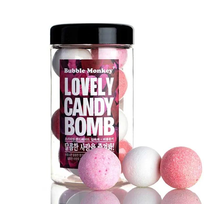 

Bubble Monkey Lovely Candy Bomb Bubble Bath Bath Bomb 30gx10ea