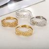 Cross-border Bracelet Women's High-level Bracelet Cross-border Hollow Irregular Leaves Shape Gold Bracelet