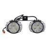 Phare avant double tête pour trottinette électrique Phare pour skateboard LED haute luminosité Lampe de guidon pour trottinette électrique