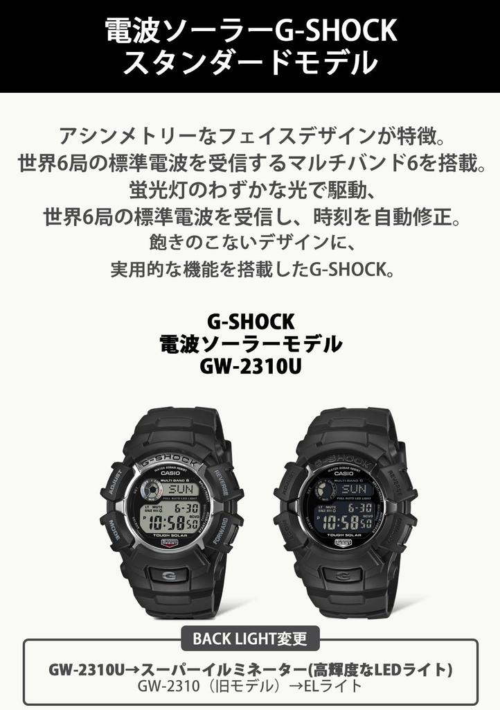 Casio Solární Černé G-Shock GW-2310UFB-1JF Pánské Rádio-řízené Hodinky,