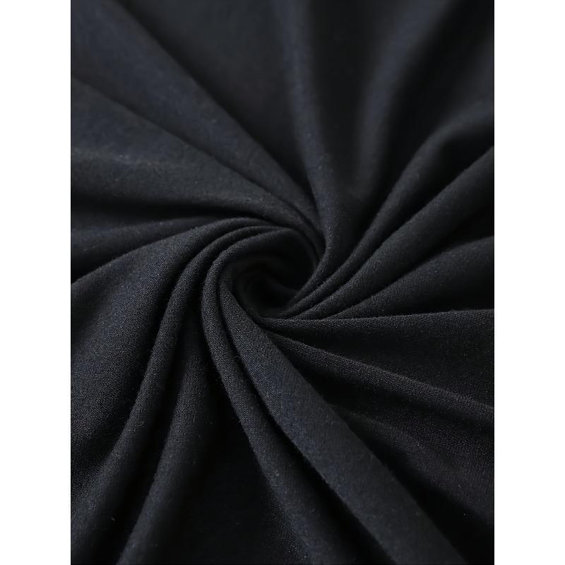 Europäische Größe Damen Lässiges Rundhals-T-Shirt Blumenschädel-Print Polyester-Spandex-Mischung Strickstoff Normale Länge Ganzjahres-Oberteil