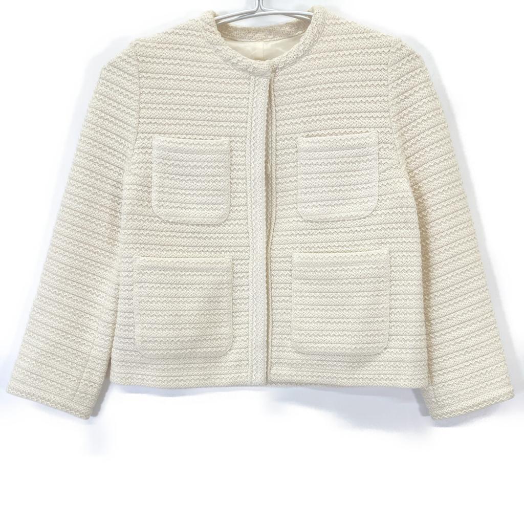 BALLSEY Off-white Gauze Russell No-collar Jacket Jacket 34 Off whiteUsed