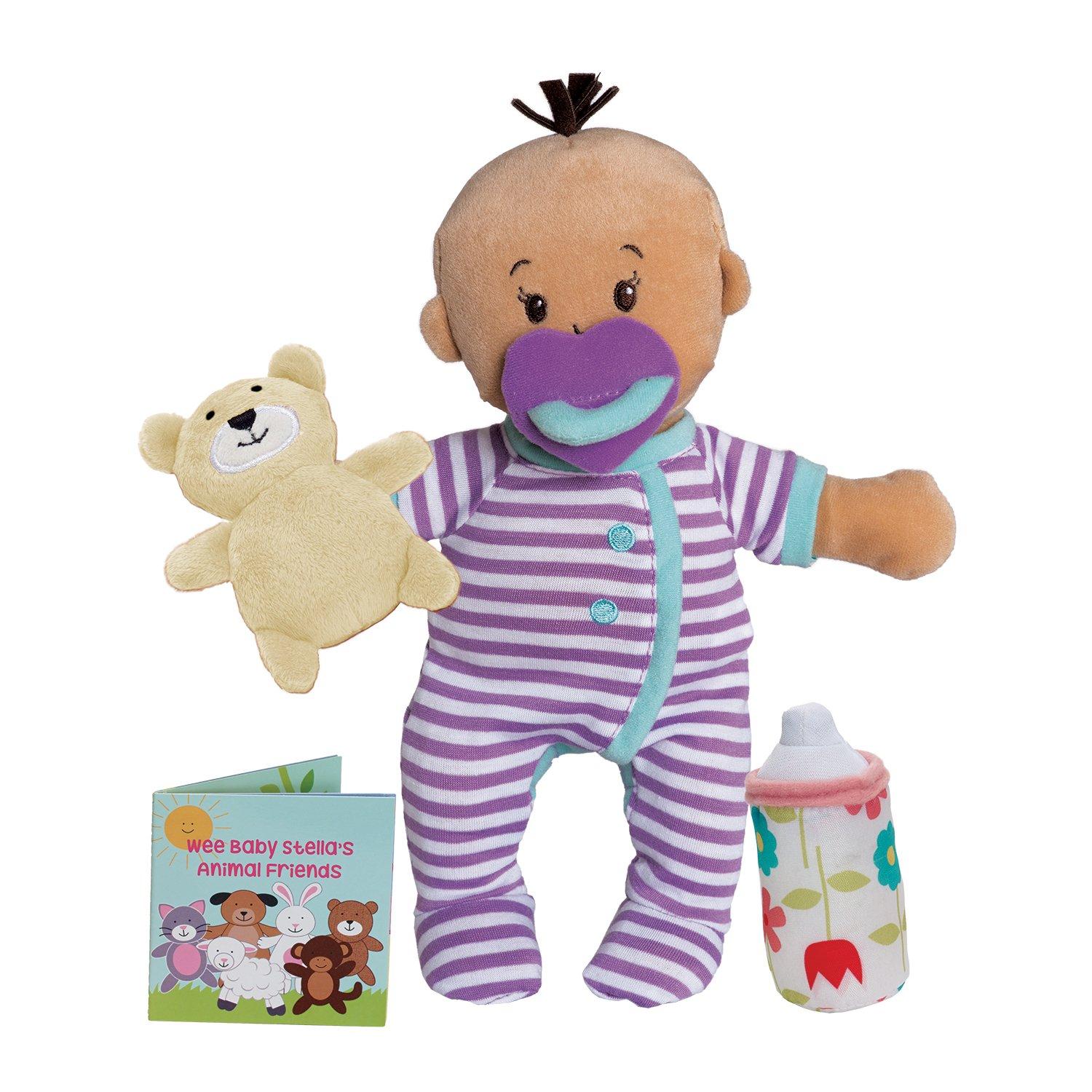 

Manhattan Toy Wee Baby Stella Beige Bedtime Scented 12 Soft Baby Doll Set