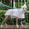 Waterproof Rainproof Windproof Abdomen Fixed Cape For Italian Greyhound Transparent Lightweight Hooded Raincoat In Summer Spring