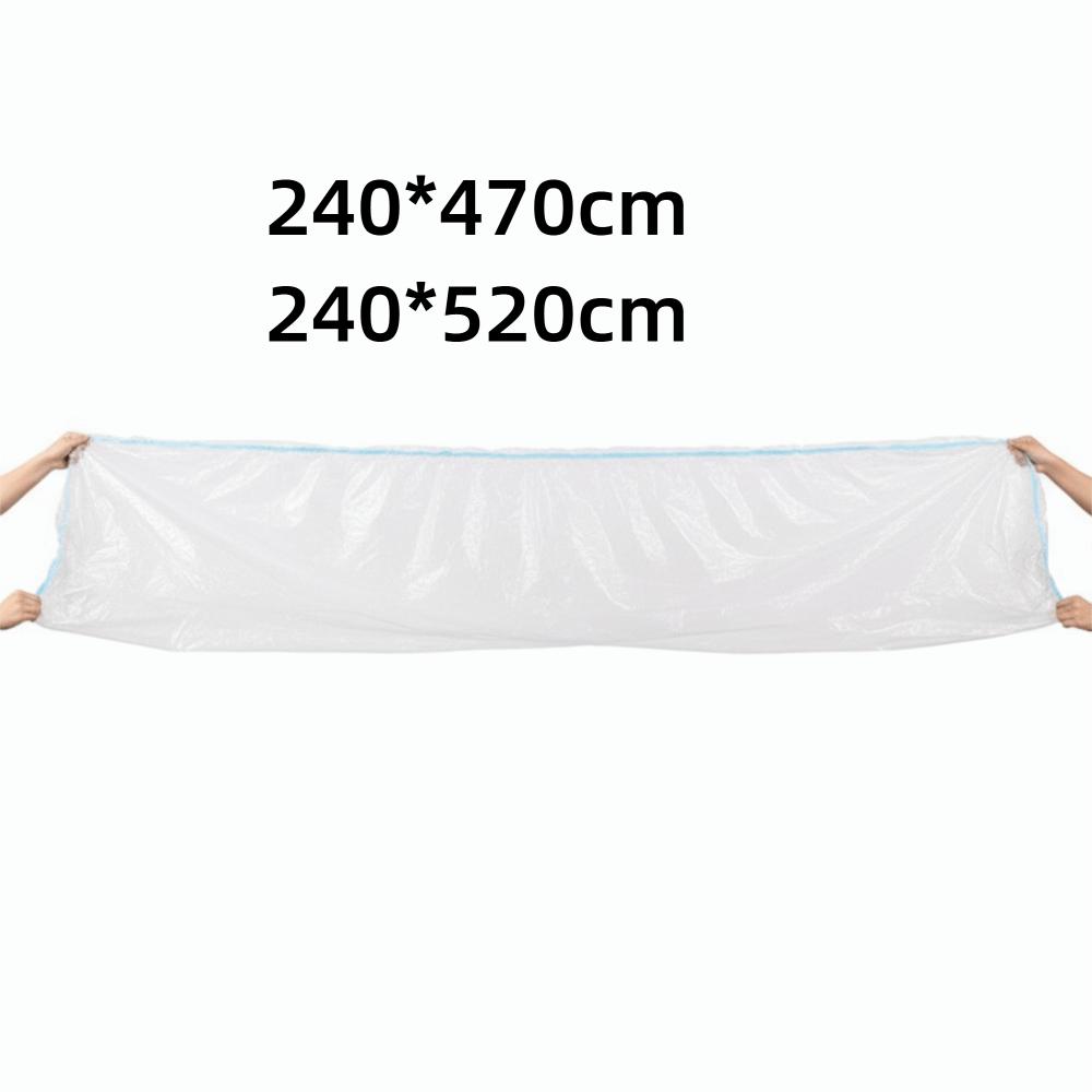 Transparent PE Furniture Dust Cover Elastic Bundle Mouth Full Enclosure Dust-proof Cover Waterproof Disposable