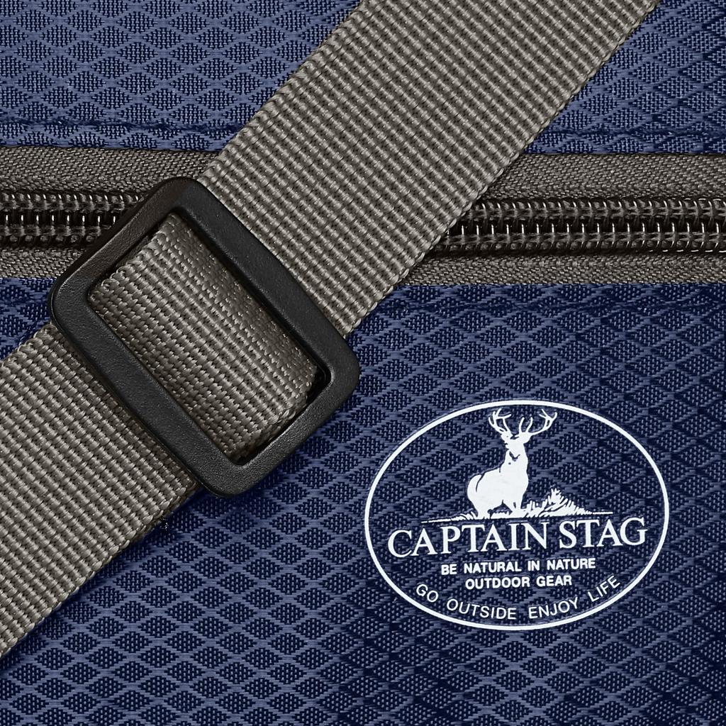 Captain STAG Waist Navy Bag,