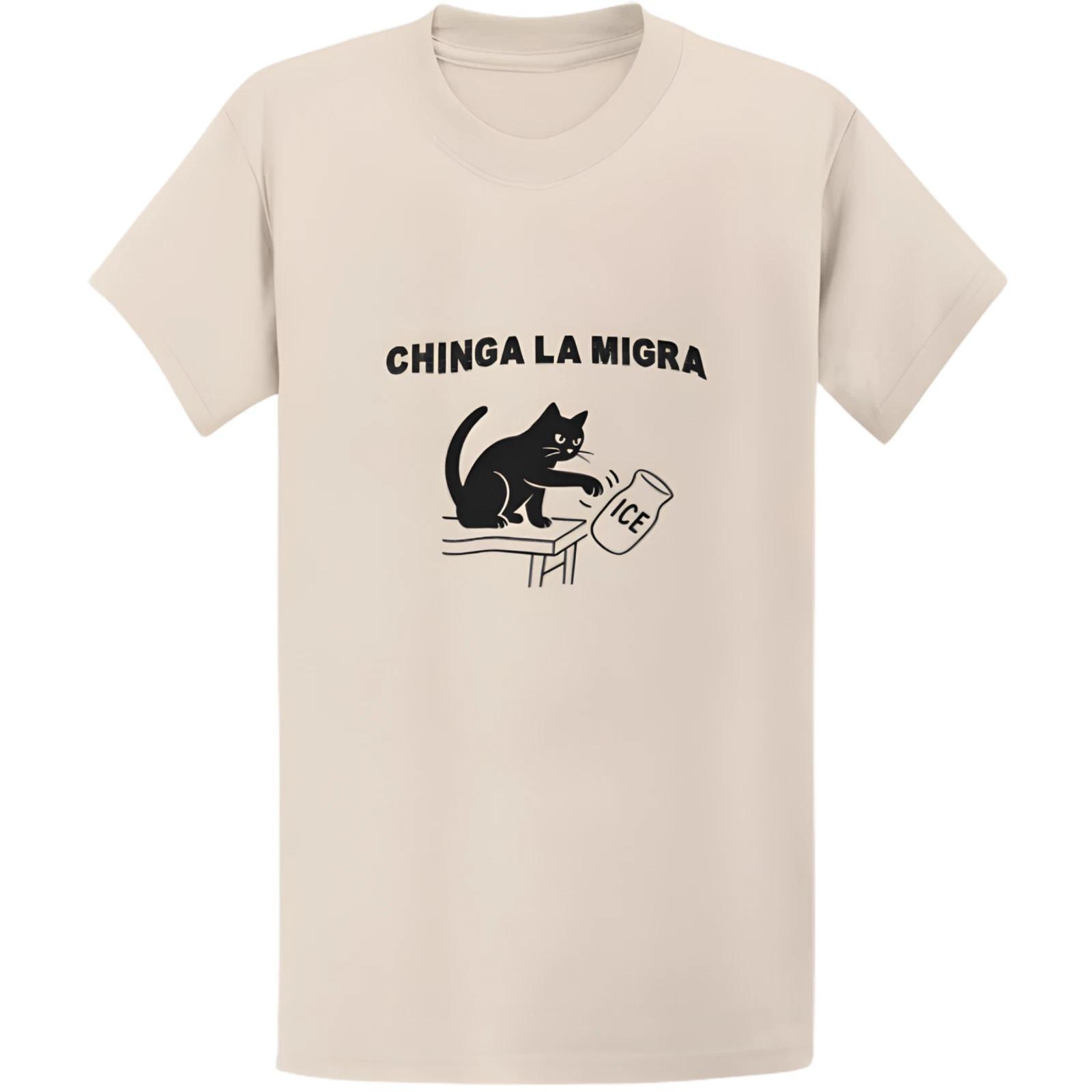 Gildan 5000 Pro Immigration Cat Abolish ICE T-Shirt - Funny Activist Gift Tee 2XL