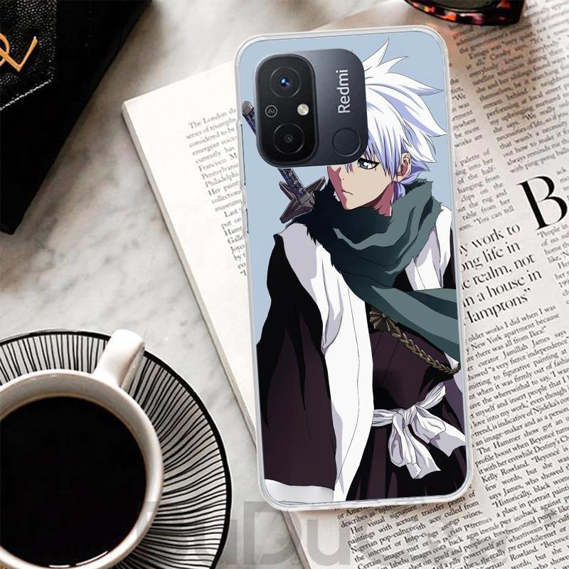 Hitsugaya Toushirou Bleach Cover For Xiaomi Redmi 14C 13 13C 12 12C 10 10C 9 9C 9T 9A Phone Case 10A 8A 8 7A 7 6A 6 Pro K70 K60
