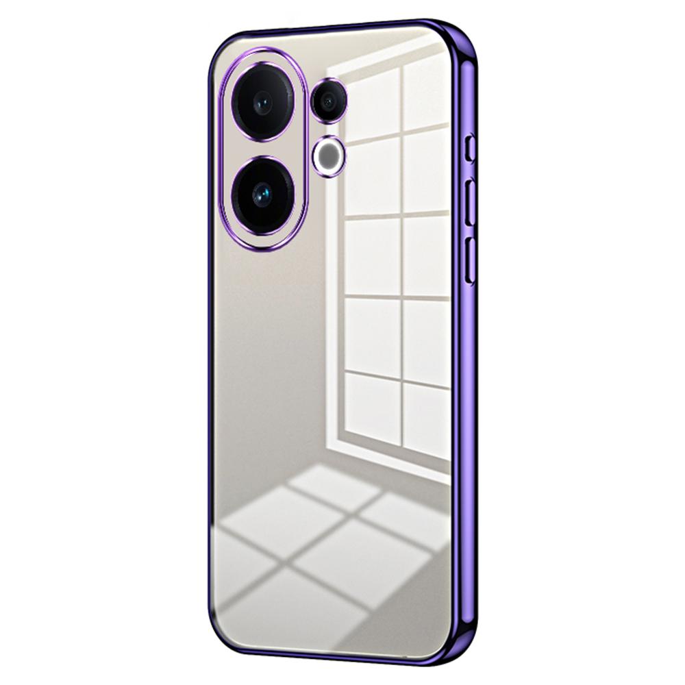 For Vivo S30 5G Case Electroplating Frame Soft TPU Phone Cover