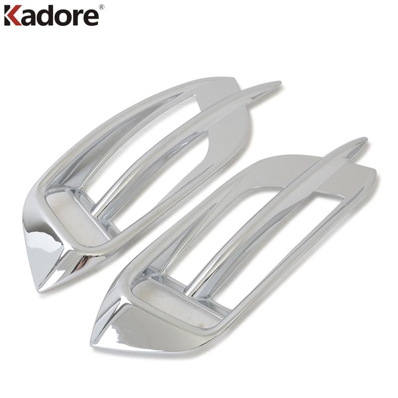Fog Light Cover Trim For Honda Civic 2016 2017 2018 Sedan Chrome Front Rear Fog Lamp Eyebrow Bumper Lid Eyelid Trims Car Styling