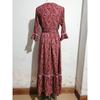 Women's Summer Hollow Lace V-Neck Half Sleeve Tie Dresses