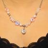 Cute Sweet Dopamine Colored Flower Shell Star Pearl Beaded Collar Chain for Women Beach Vacation Pendant Necklace Jewelry Gifts