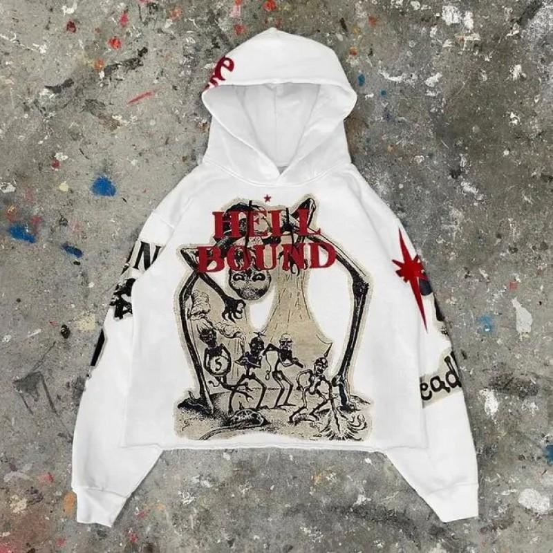 Unisex Y2K Streetwear Mummy 3D Print Hoodie Loose Fit Winter Casual Sweatshirt