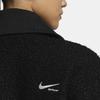 Nike Sportswear Collection Women's High-Pile Fleece Half Zip Top Black FB8786-010