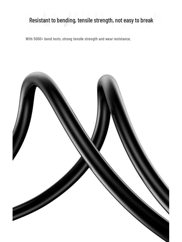 Spring-Stretch Type-C Fast Charging Cable for Phones & Tablets