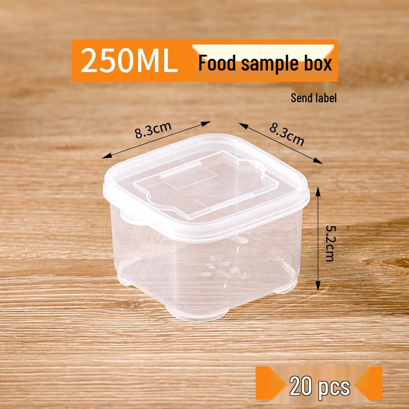 Plastic Food Sample Retention and Preservation Box
