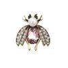 Bee Vintage Alloy Bee Glass Rhinestone Buckle Flower Plate Shoes And Clothing Ornament Bracelet Pendant Ornament