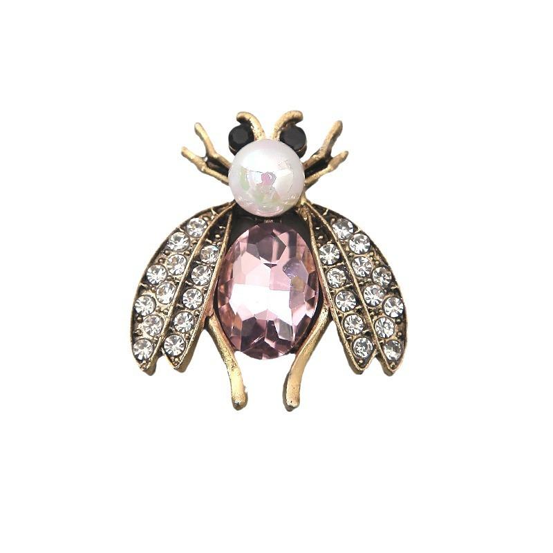 Bee Vintage Alloy Bee Glass Rhinestone Buckle Flower Plate Shoes And Clothing Ornament Bracelet Pendant Ornament