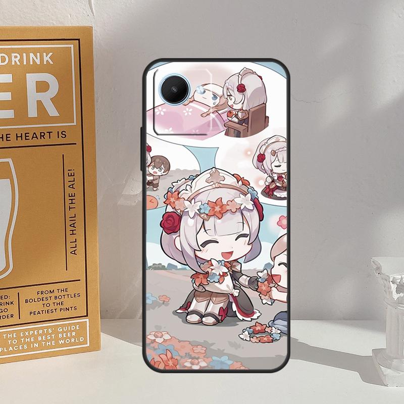 Genshin Impact Chibi Für Realme GT 6 6T 5 GT7 Pro C67 C75 C61 C55 C53 C51 C21Y C25S 10 11 12 13 14 Pro Plus Hülle