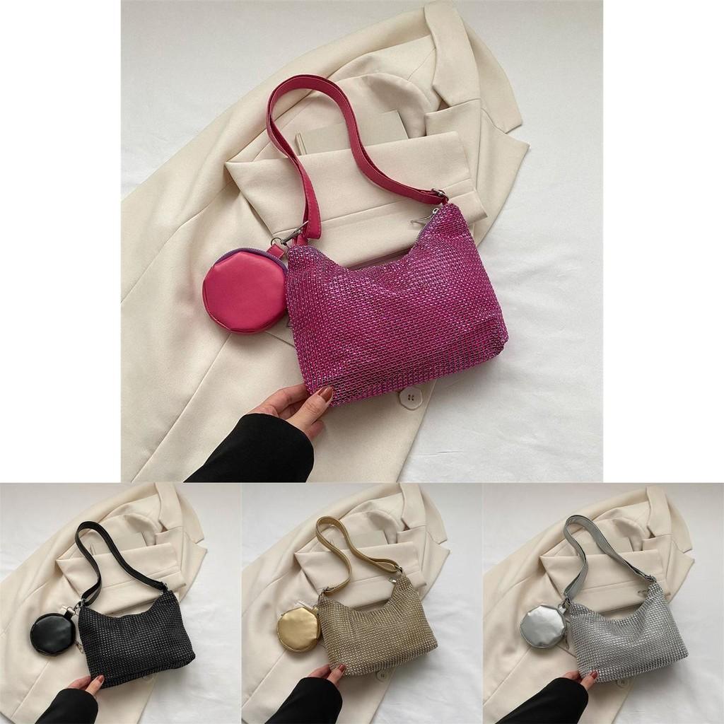 Elegante und vielseitige kleine quadratische Umhängetasche für Damen in mehreren Farben