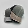 Contrasting Color Washed Mesh Baseball Cap Men'S And Women'S Sunshade Retro Breathable Hole Wind Truck Hat