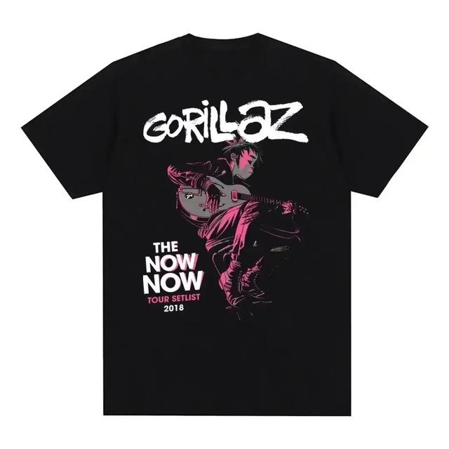 Camiseta Gorillaz The Now Tour Setlist 2018 L