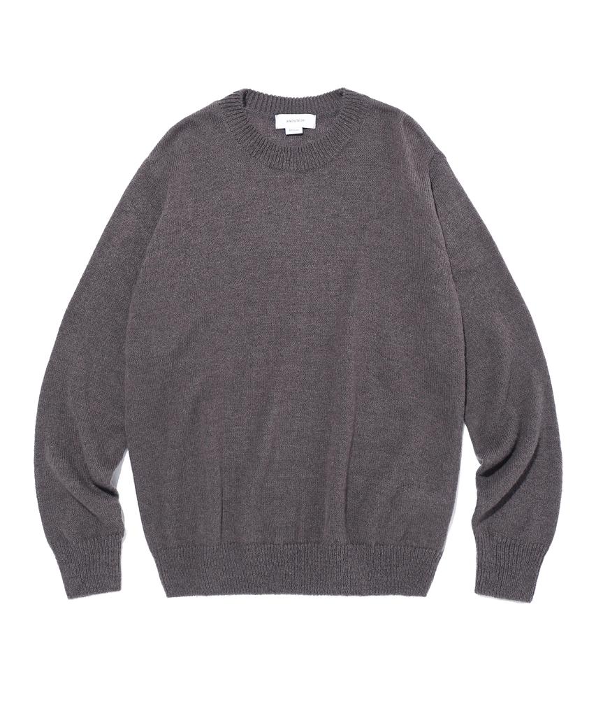AOTT Unisex Snug Mohair Knit Brown