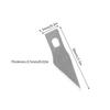 Engraving Knife Blades Metal Scalpel Knife 100/200Pcs Wood Carving Knife Blade Replacement Art Blades Sculpture Cutting Tools