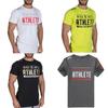 Mens Slim Fit Gym Crossfit Fitness Bodybuilding Muscle Tshirt Durable Breathable