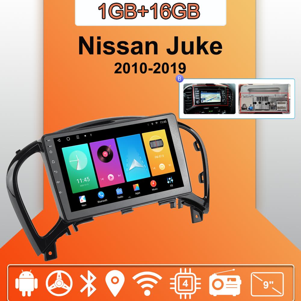 

Автомобильное радио Android Auto Carplay для Nissan Juke 2010-2019, мультимедийный проигрыватель, головное устройство, стерео, GPS-навигация, BT, WIFI 1+16 ГБ 1+16GB,B