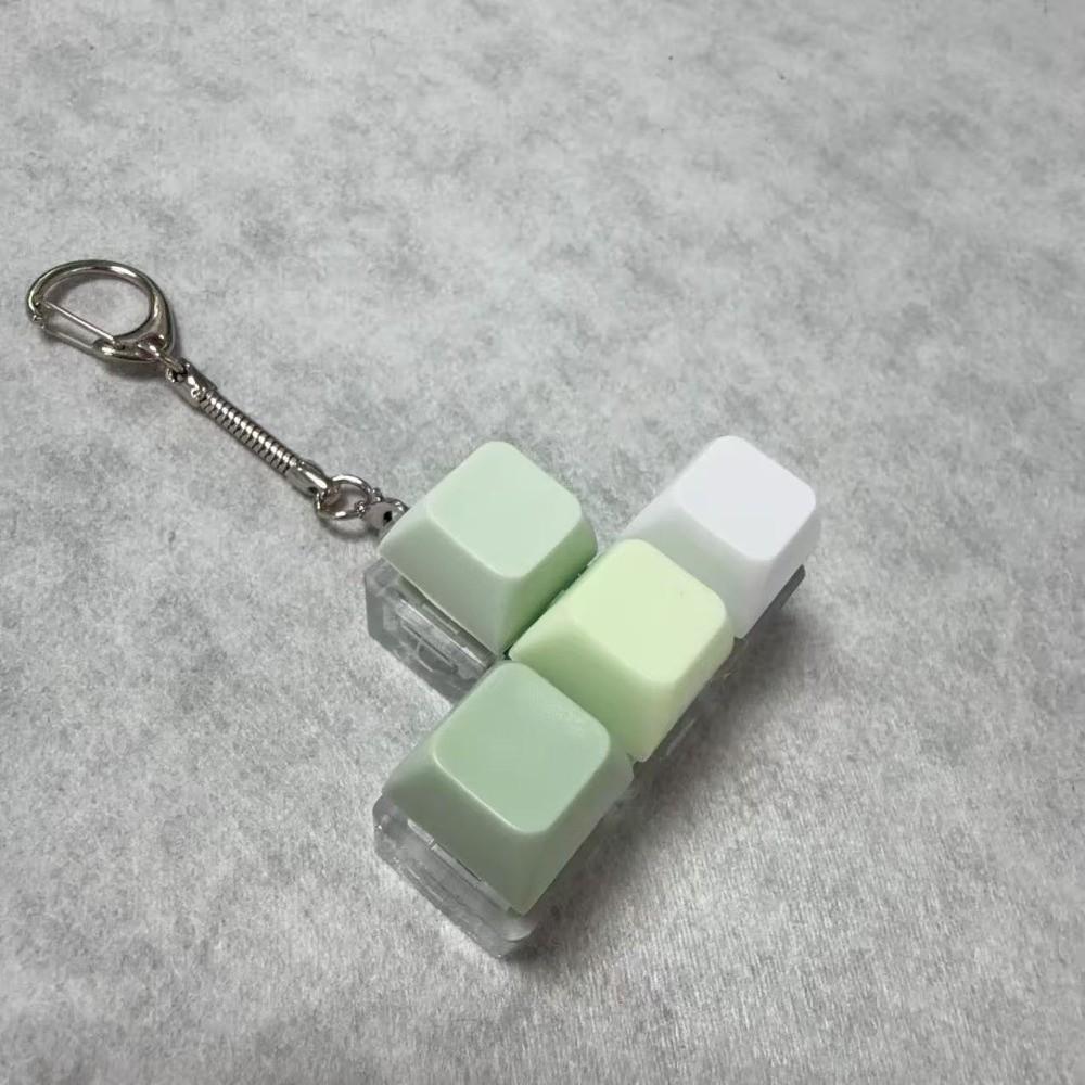 Relaxing 2/3/6/9 Keys Finger Keyboard Key Button Keycap Decompression Toy Gadget Stress Relief Pinch Toy Adult