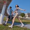 Camel Platform Breathable Casual Sneakers
