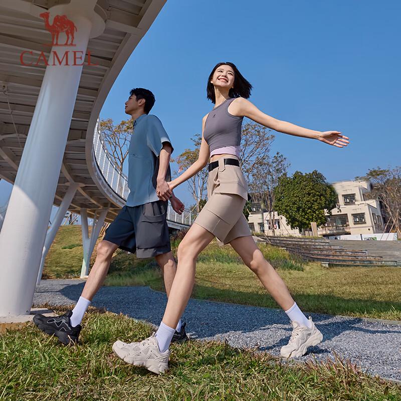 Camel Platform Breathable Casual Sneakers