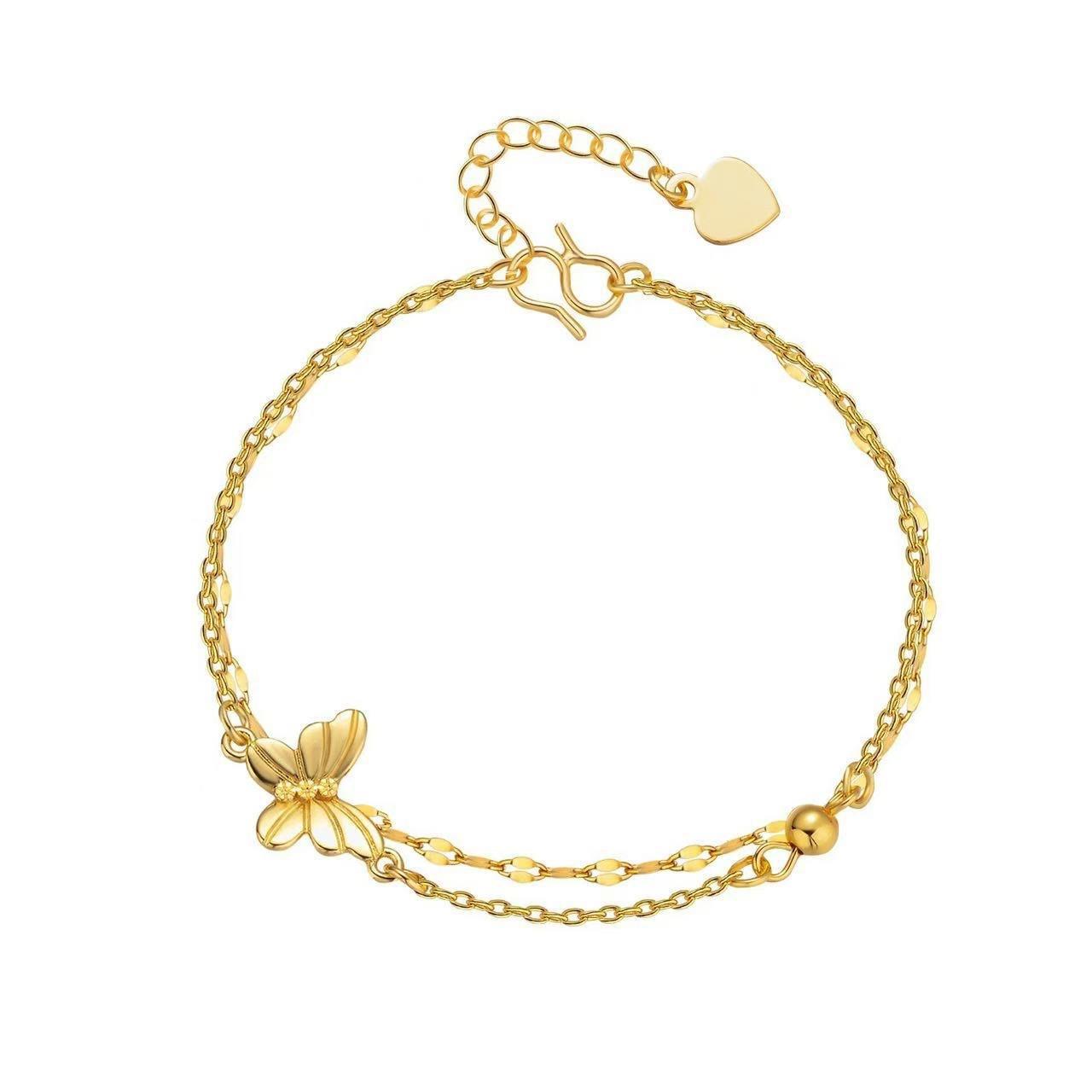 

Новый браслет с бабочкой Женский Такой же Осенне-зимний Модный Универсальный Легкая Роскошь Нишевый Универсальный Высококлассные Ювелирные Изделия