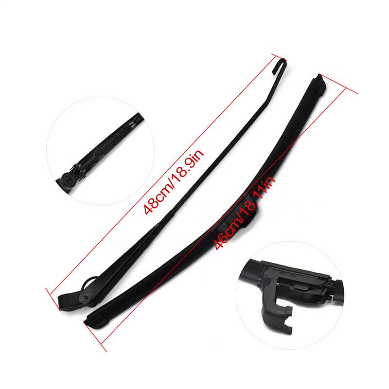 12V Electric Windshield Wiper High Performance Wiper Motor Kit Vehicle Wiper Replacement Parts 12V Electric Motor Window Wipers