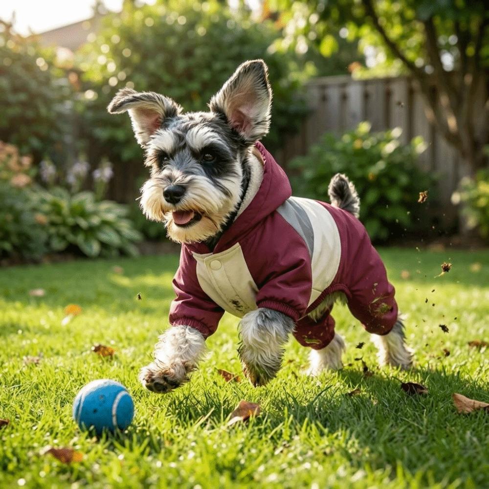 Waterproof Padded Dog Jacket Windproof Winter Dog Clothes Stylish Puppy Storm Coat  Small Dogs
