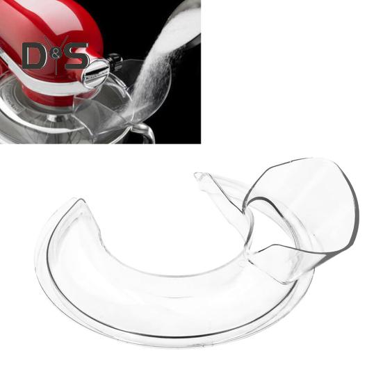 Scut de turnare pentru KitchenAid, preveni stropirea, accesoriu de turnare pentru bol de amestecare, protecție împotriva stropirii pentru boluri de 4,5-5 litri