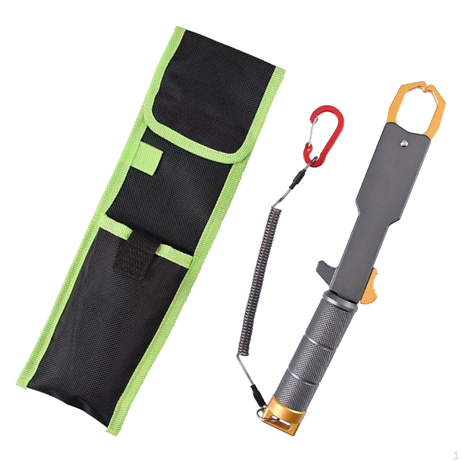 Fish Gripper Grabber with Lanyard Multipurpose Fishing Pliers Anti Slip Handle Detachable
