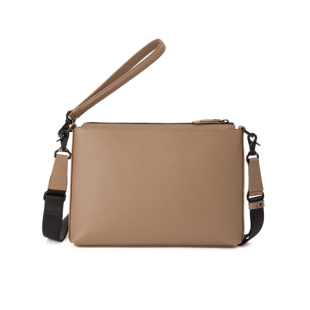 Ace Leather Cowhide Shoulder BagClutch Bag, 2-Way, Simple, Recent, No. 17973