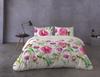Cotton Satin Bedding Set with Polish Flowers PRESTIGE_05 220x200 + 2x70x80 Matex