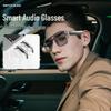 Smart Bluetooth Sunglasses: Double Bridge, Photochromic, Anti-Blue Light, UV Protection, Music and Call Enabled