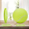 9.5 Inch Large Inflatable Giant Tennis Ball - Durable Pet Chew Toy, for Dogs Chasing Interactive Play Games, Pet Supplies