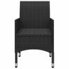 Vidaxl 5-Piece Garden Furniture Set, Black
